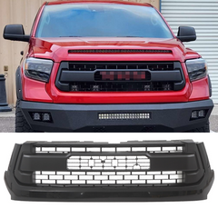 Front Grille For 2014-2019 Toyota Tundra Bumper Grill Cover With Letters Black
