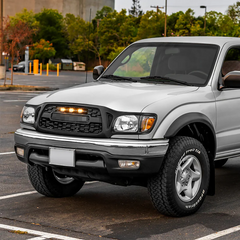 Front Grille For 2001-2004 Toyota Tacoma Grill With Letters Black