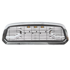 Front Grille For 2014-2018 Dodge Ram 1500 Mesh Grill Big Horn With Letters Chrome