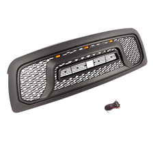 Front Grille for 2010-2019 Dodge RAM 2500 3500 Grill Big Horn With Letters Black