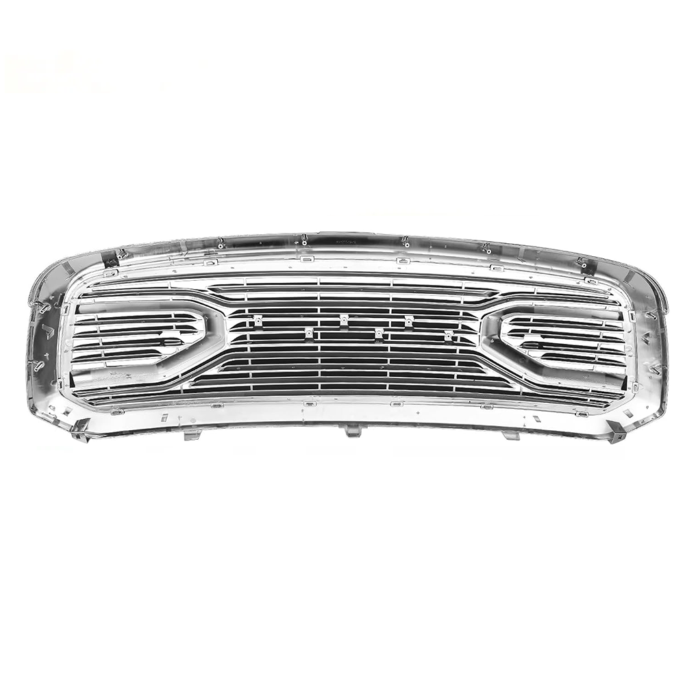 Front Grille Honeycomb Mesh For Dodge Ram 1500 2002-2005 – Matte Black, W/ LED & Letters