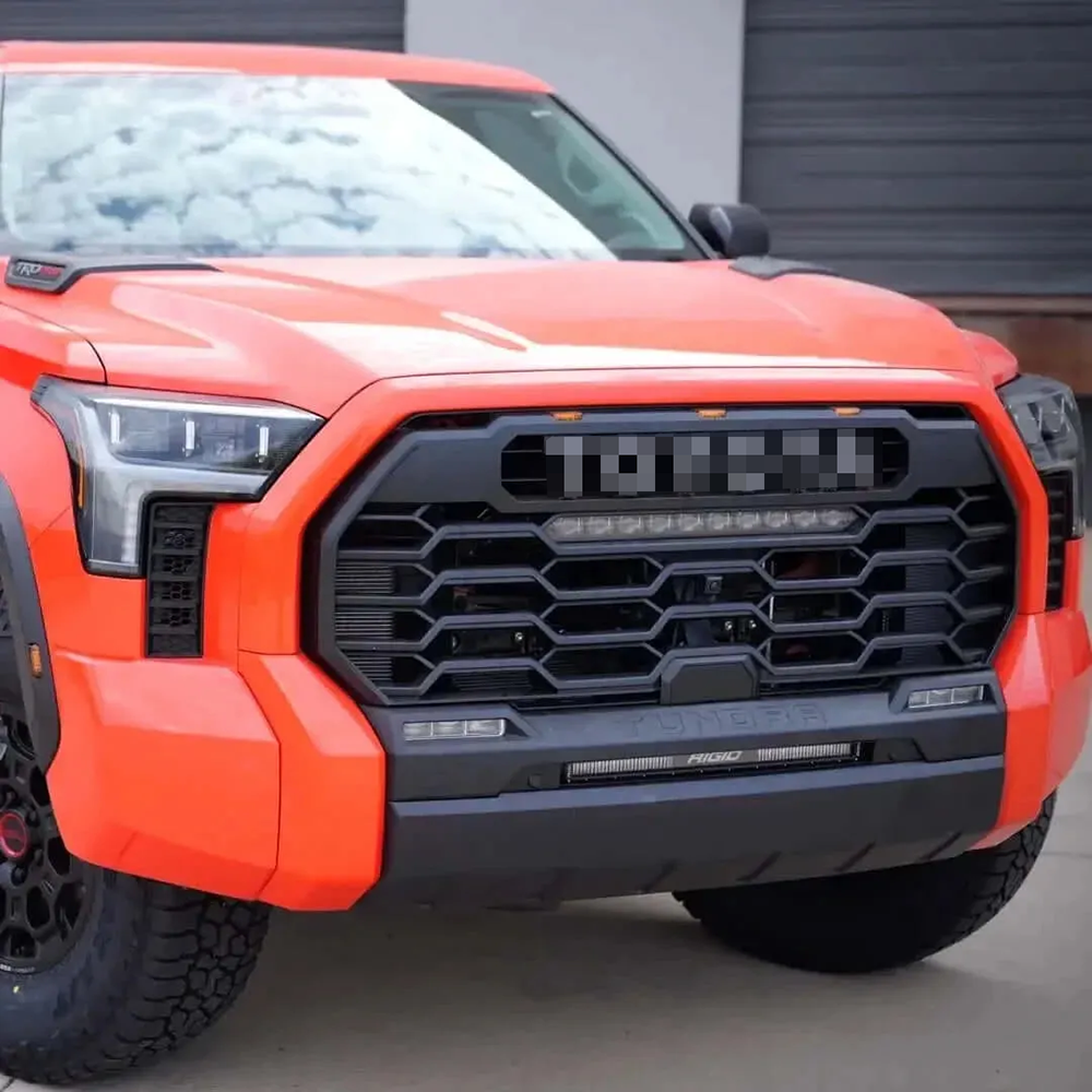 Front Grille For 2022-2023 Toyota Tundra Grill With Letters Black