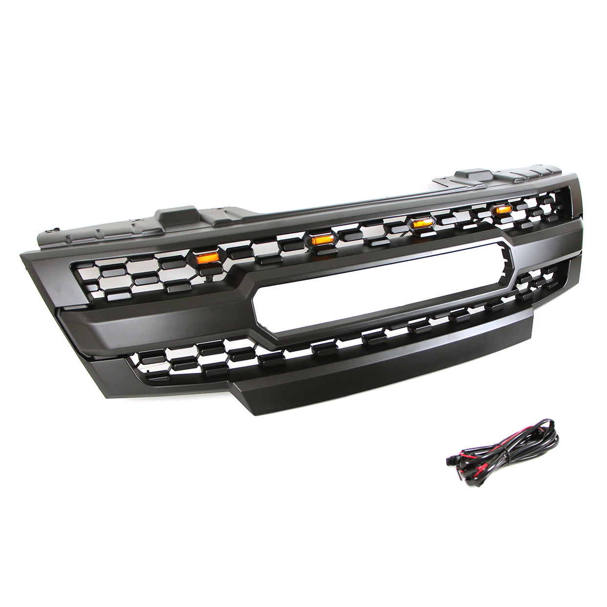 Front Grille For 2009-2021 Nissan Frontier Grill Cover With Letters Black